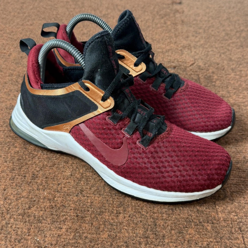 Nike Air Max Bella TR 2 Womens Noble Red Bronze Training Shoes AQ7492-602 Sz 8.5